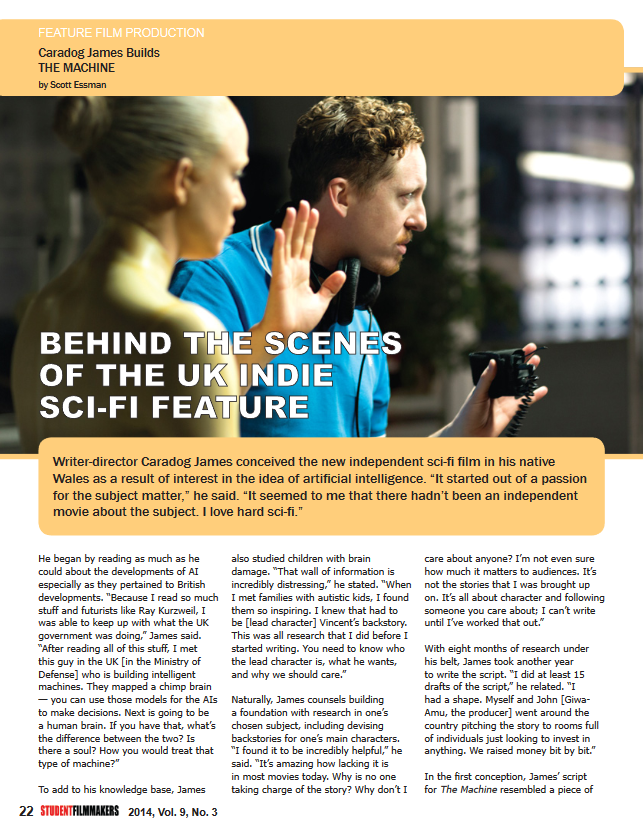 Student Filmmakers Magazine 3 Issues - Digital Subscription