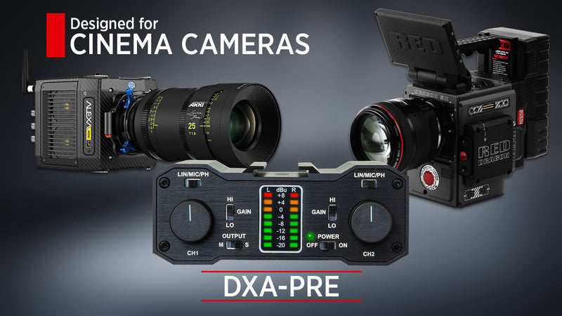 Beachtek DXA-PRE Two-Channel Preamplifier for Cinema Cameras