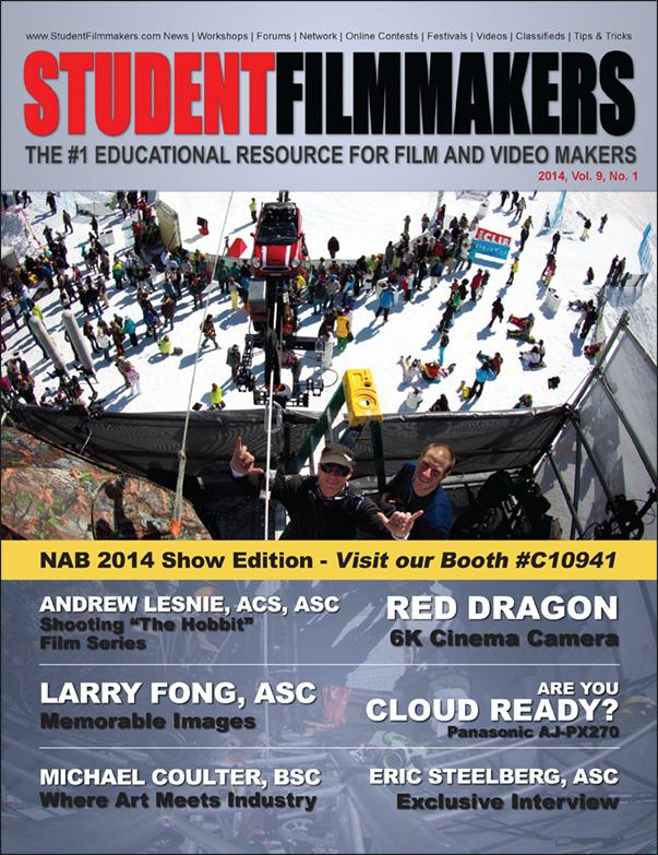 Back Issue | Digital Edition: StudentFilmmakers Magazine, 2014, Vol. 9, No. 1 - STUDENTFILMMAKERS.COM STORE