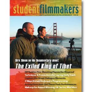Back Issue | Digital Edition: StudentFilmmakers Magazine, November 2008 - STUDENTFILMMAKERS.COM STORE